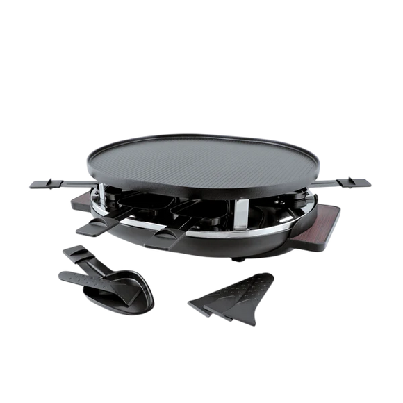 Raclette Grill | Aluminum Non-Stick Top | Matterhorn Black | Swissmar
