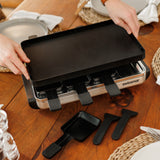 Raclette Grill | Aluminum Non-Stick Top | Classic Stainless Steel | Swissmar