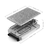 Raclette Grill | Granite Top | Classic Stainless Steel | Swissmar