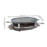 Raclette Grill | Aluminum Non-Stick Top | Matterhorn Black | Swissmar