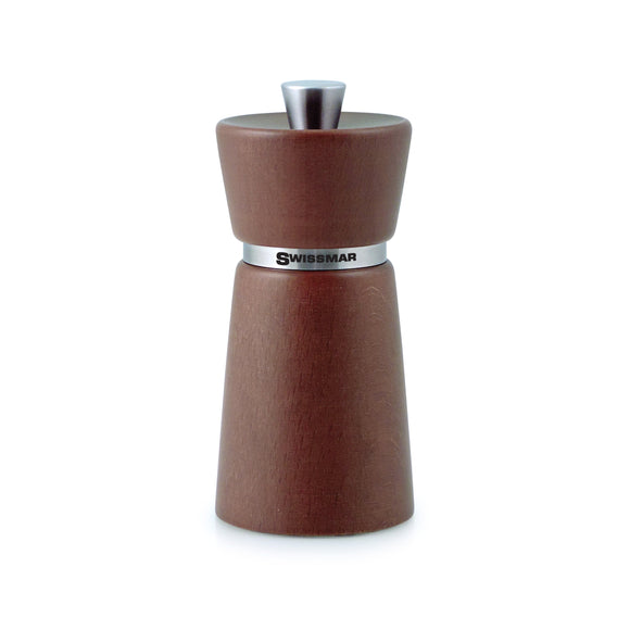 Salt Mill | Wood | Chestnut Finish | Hamburg | Swissmar