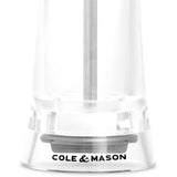 Salt and Pepper Mill | Bromley | Acrylic | 150mm / 6" | Cole & Mason
