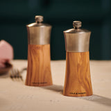 Salt and Pepper Mill | Bromley | Olive Wood | 150mm / 6" | Cole & Mason