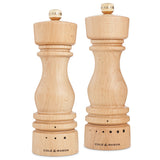 Salt and Pepper Mill | London | Natural Beech| Grind Select | 180mm / 7" | Cole & Mason