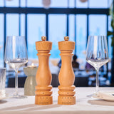 Salt and Pepper Mill | London | Natural Beech| Grind Select | 220mm / 8"  | Cole & Mason