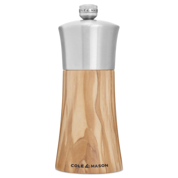 Salt and Pepper Mill | Bromley | Olive Wood | 150mm / 6