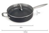 28cm/11" Saute Pan with Lid | Cook Ultimate Pro | Zyliss