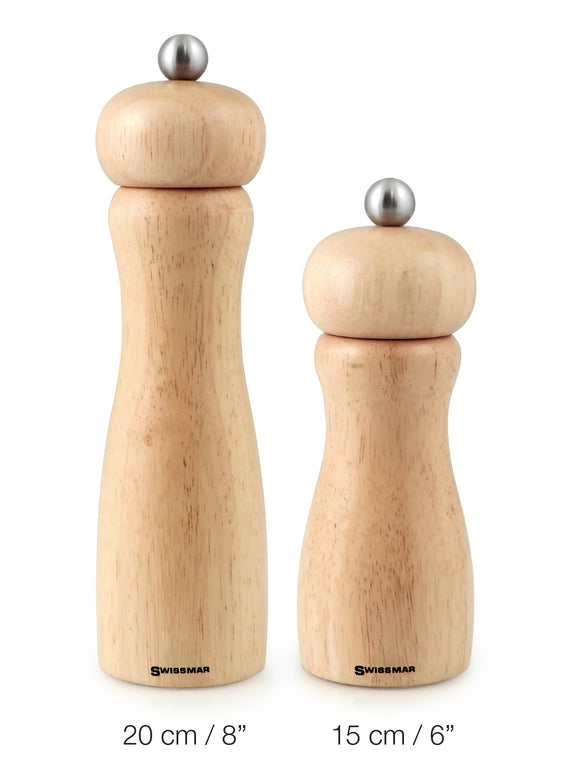 Salt and Pepper Mill | Natural Wood | Belle | Swissmar