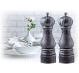 Salt and Pepper Mill | Antique Metallic Silver | Castell | Swissmar