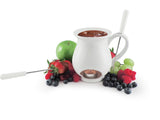 4-Piece Chocolate Fondue Set | Indulge White | Swissmar