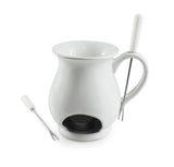 4-Piece Chocolate Fondue Set | Indulge White | Swissmar