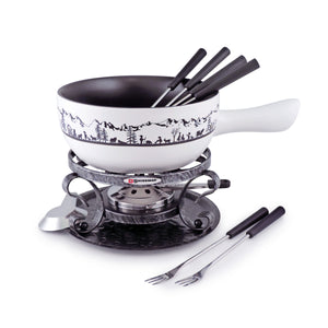 9-Piece Ceramic Fondue Set | Heidi | Swissmar