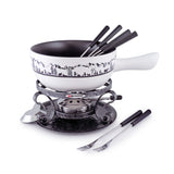 9-Piece Ceramic Fondue Set | Heidi | Swissmar
