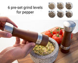 Salt and Pepper Mill Set | Beech wood and Stainless Steel | Oldbury | Cole & Mason