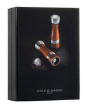 Salt and Pepper Mill Set | Beech wood and Stainless Steel | Oldbury | Cole & Mason