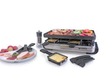 Raclette Grill | Aluminum Non-Stick Top | Stelvio Stainless Steel | Swissmar