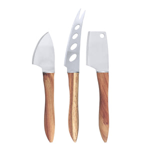 Cheese Knife Set | 3-Piece Acacia Handle | Swissmar