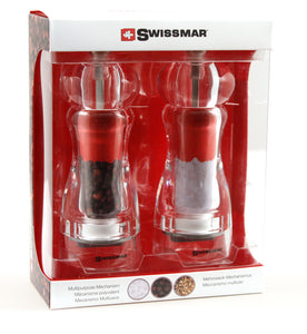 Salt and Pepper Mill Grinder Set | Acrylic | Swissmar