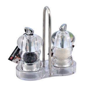 Salt and Pepper Mill Set with Tray | Alice You & Me | Swissmar