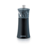 Salt and Pepper Mill Set | Black Matte Wood with Granite Top | Torre | Swissmar