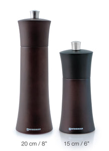 Salt and Pepper Mill | Wood | Chocolate Finish | Torre | Swissmar