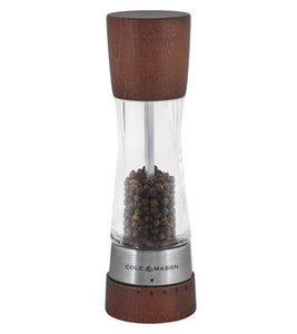 Salt and Pepper Mill | Acrylic and Wood | Forest Wood | Derwent | Cole & Mason