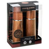 Salt and Pepper Mill Set | Marlow | Acacia Wood | Cole & Mason