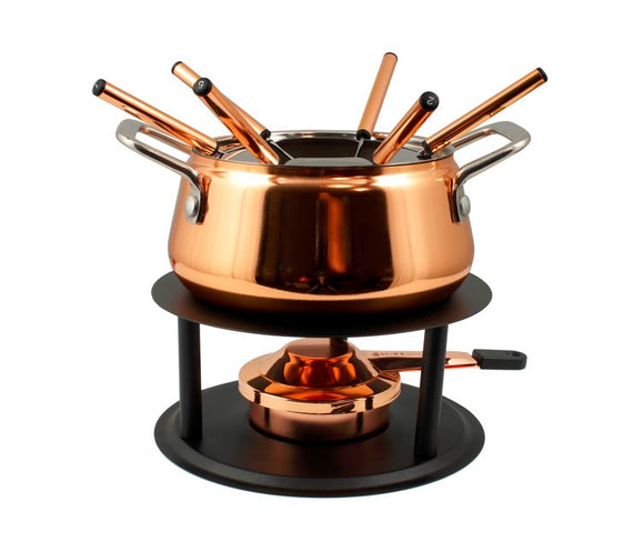 Copper Plated Stainless Steel Fondue Set | Peak | Swissmar