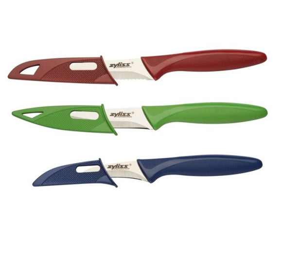 3-Piece Peeling and Paring Knife Set | Zyliss