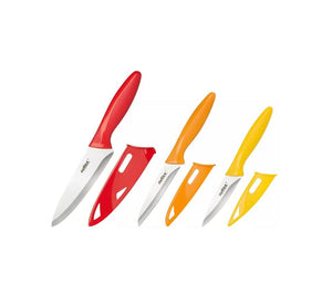 3-Piece Paring Knife Set | Red/Orange/Yellow | Zyliss